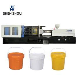 Plastic Paint Bucket With Lid Injection Molding Machine