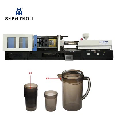 Plastic Kettle Set Juice Teapot With Lid Injection Making Machine